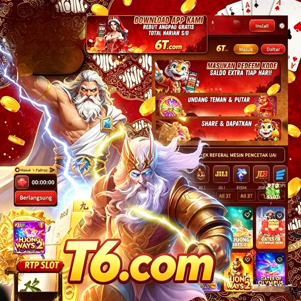 T6 Bonus Member Baru 100%